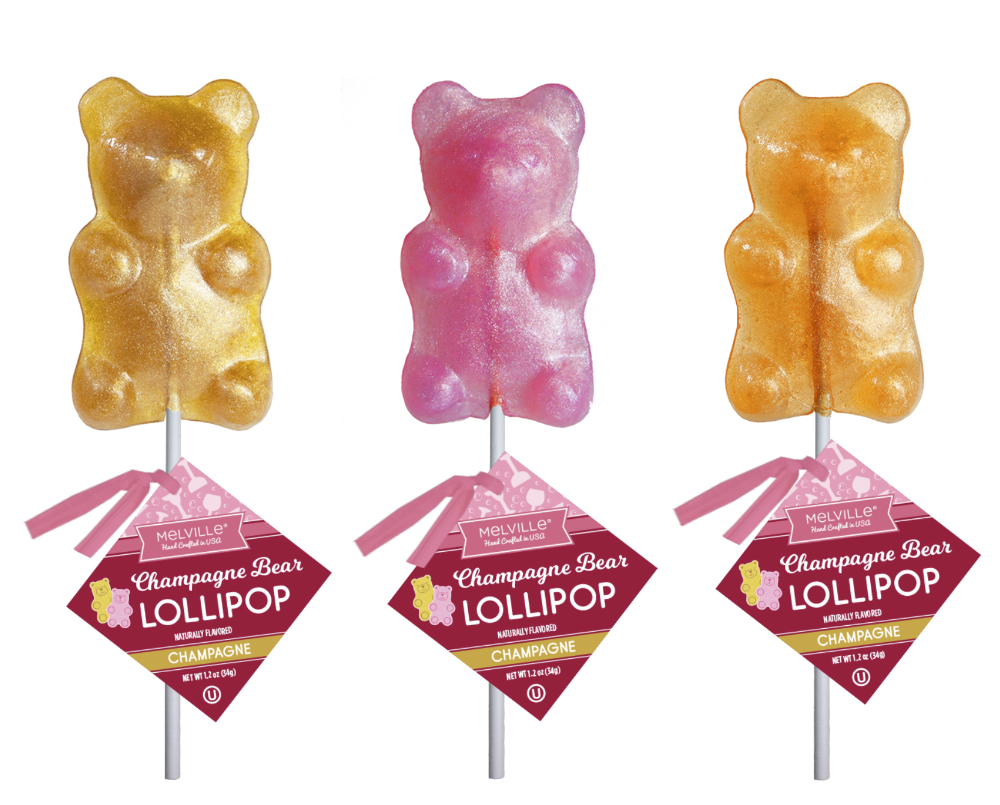 bear lollipops, multiple flavors