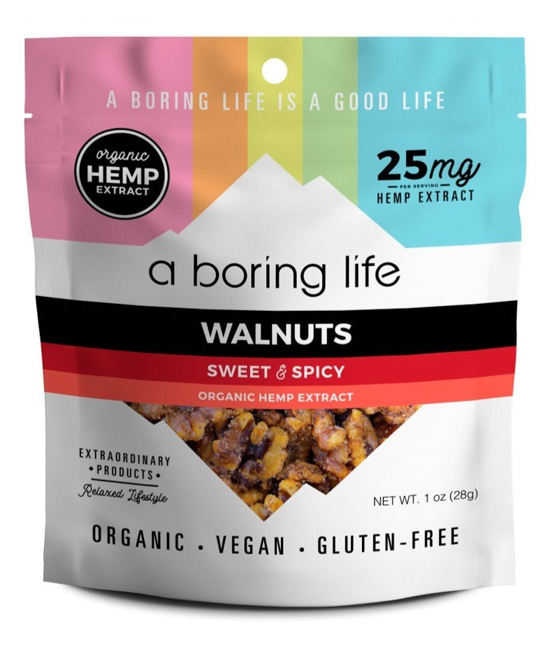 cbd sweet & spicy walnuts (adult-only cbd confection)
