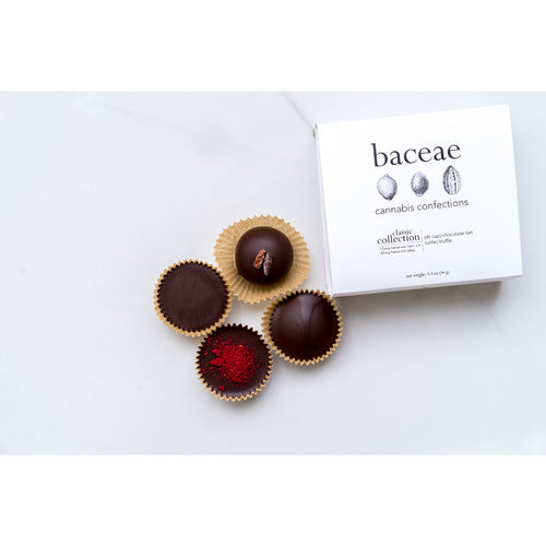 baceae 4pc cbd truffle collection (adult-only cbd confection)