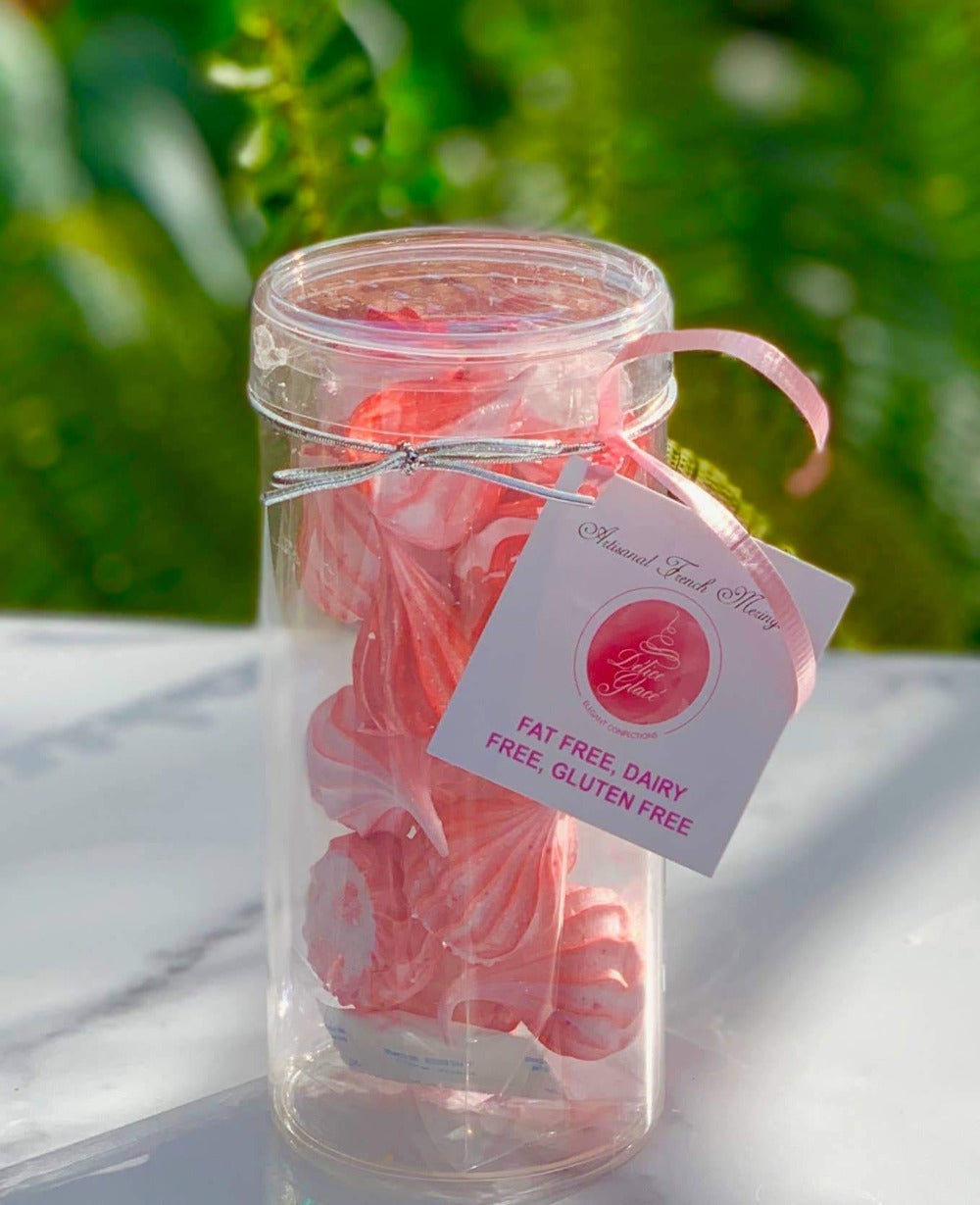 délice glacé raspberry meringues