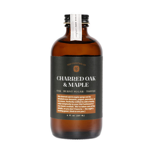 YES cocktail company - charred oak & maple syrup