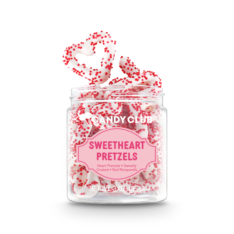 candy club - sweetheart pretzels