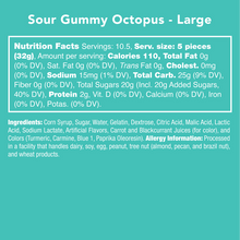 Load image into Gallery viewer, candy club - sour gummy octopus

