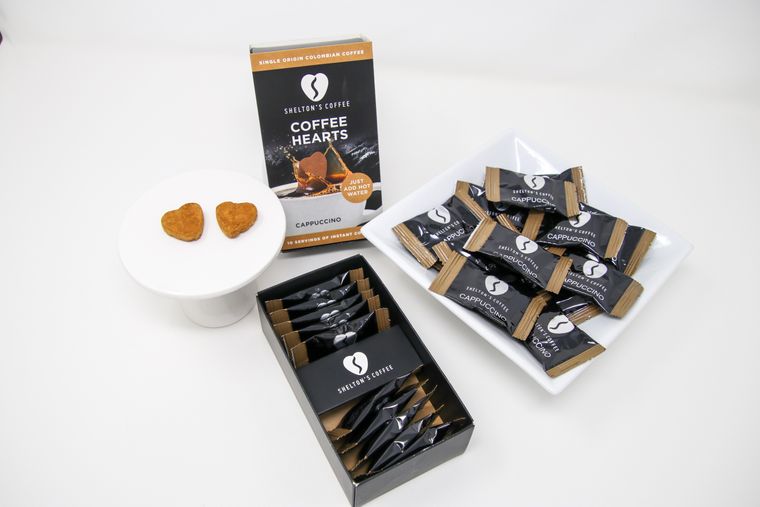 Cappuccino Coffee Hearts