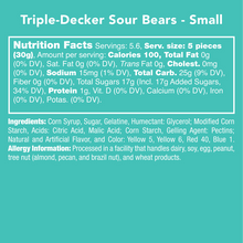 Load image into Gallery viewer, candy club - triple-decker sour bears
