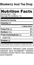 Load image into Gallery viewer, Tea Drops - Blueberry Acai (individual heart-shaped drops) x2
