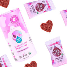 Tea Drops - Strawberry Shortcake (individual heart-shaped drops) x2
