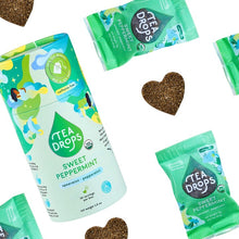 Load image into Gallery viewer, Tea Drops - Sweet Peppermint (individual heart-shaped drops) x2

